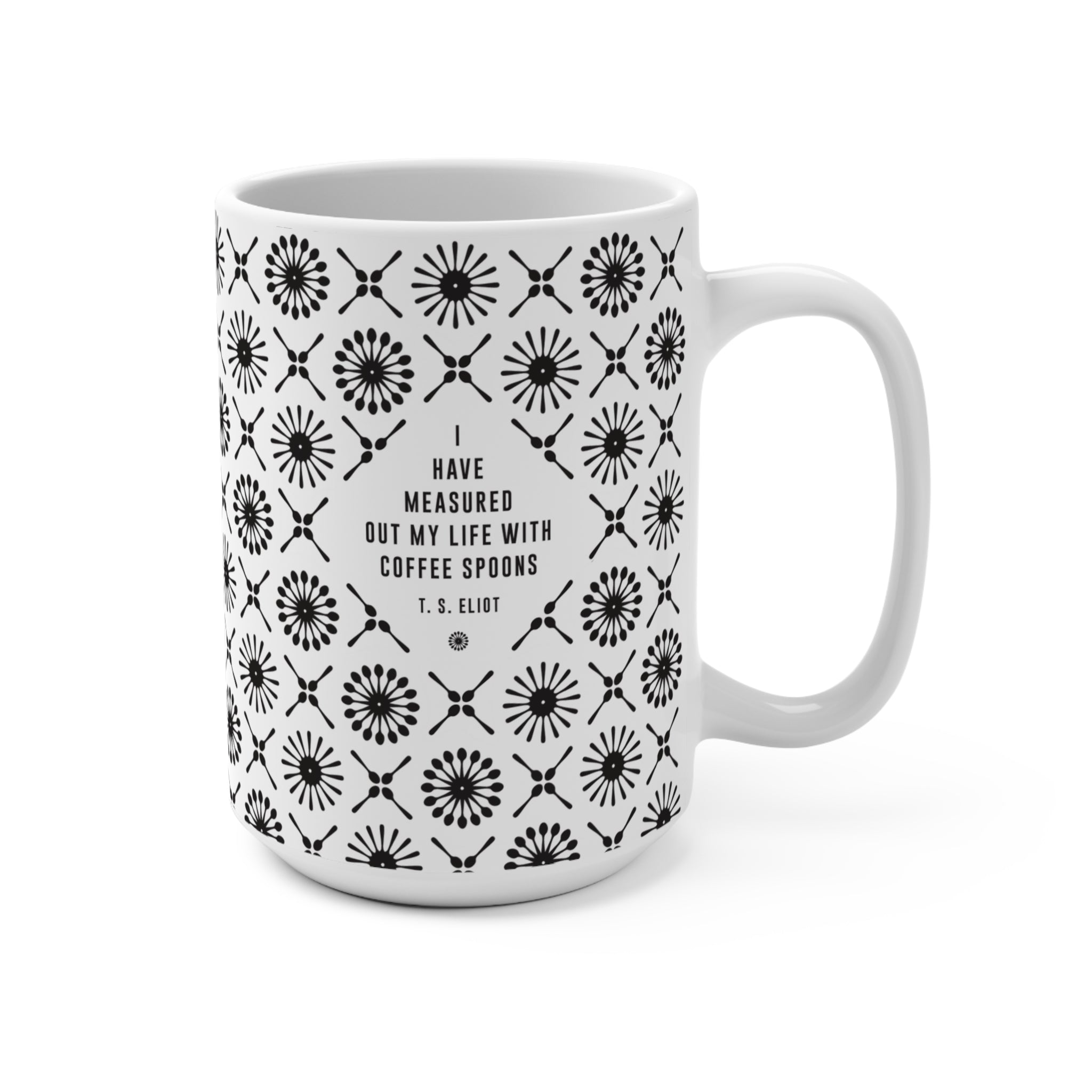 T.S. Eliot "Coffee Spoons" Mug