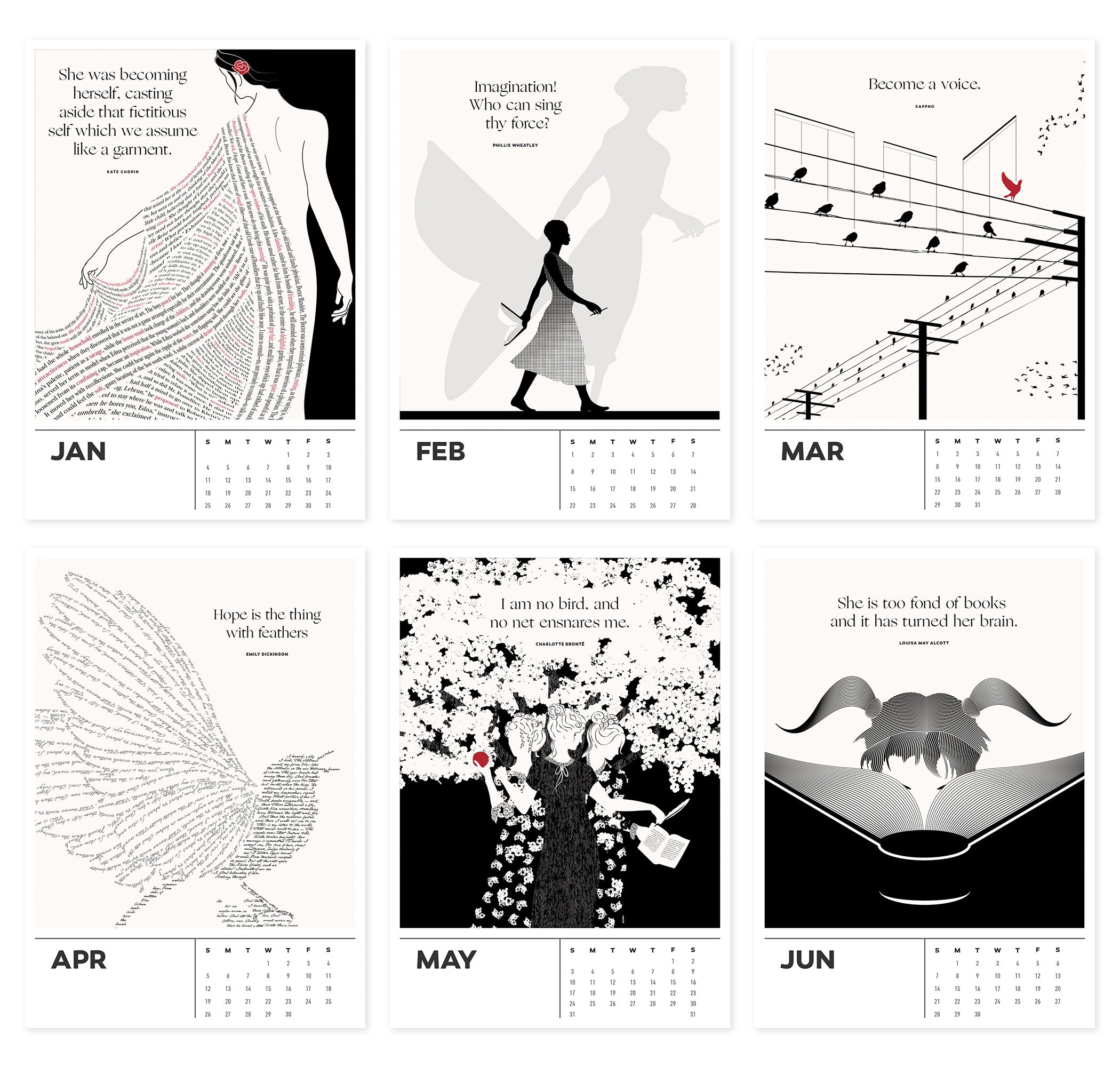 2026 Women Writers Calendar