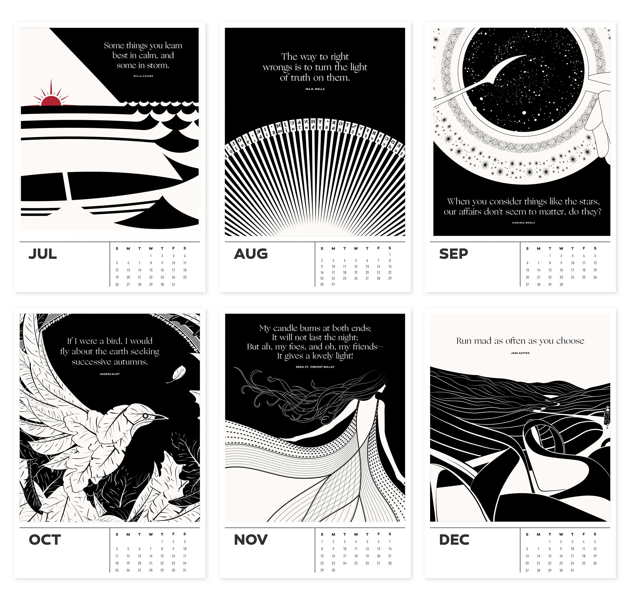 2026 Women Writers Calendar