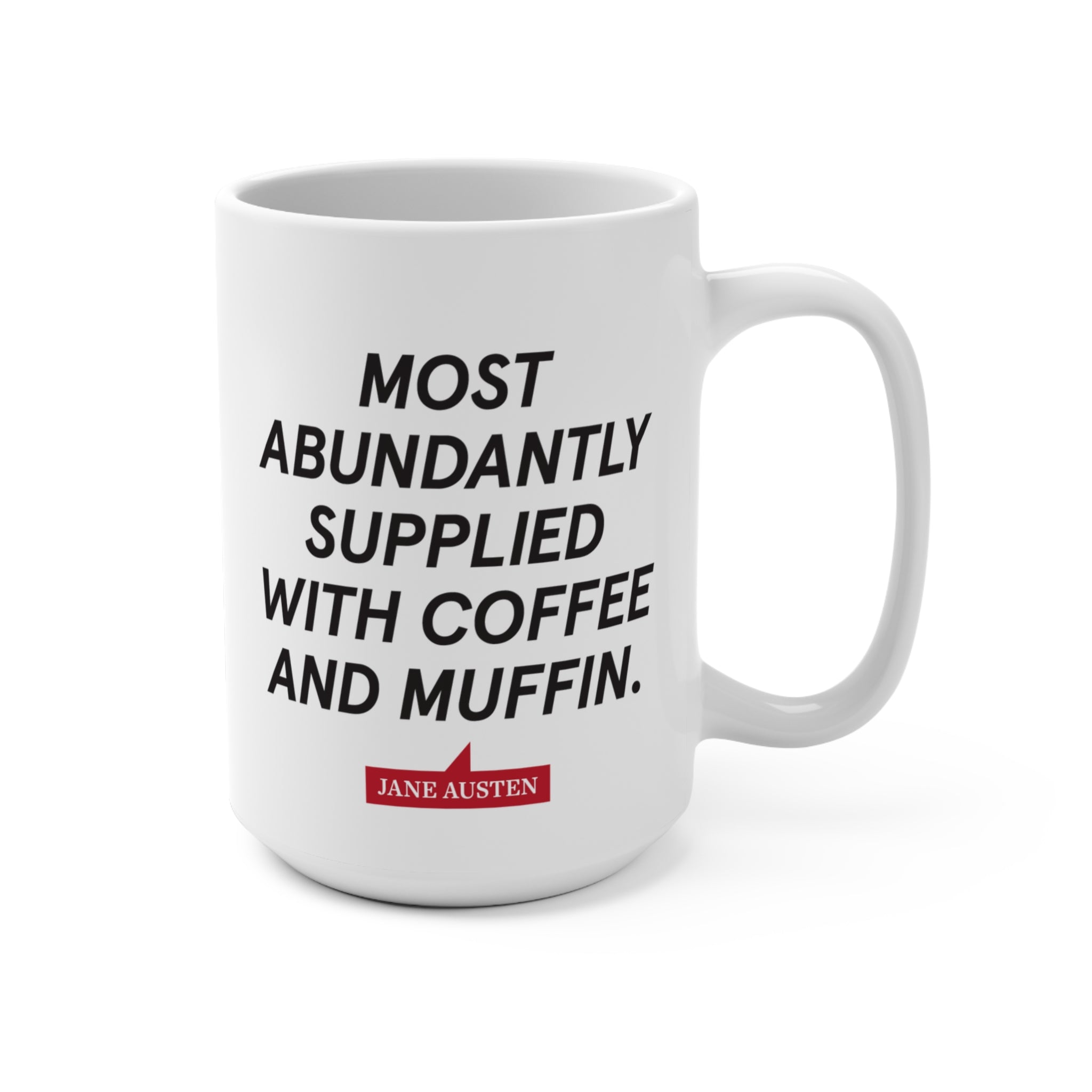 Jane Austen "Coffee and Muffin" Mug