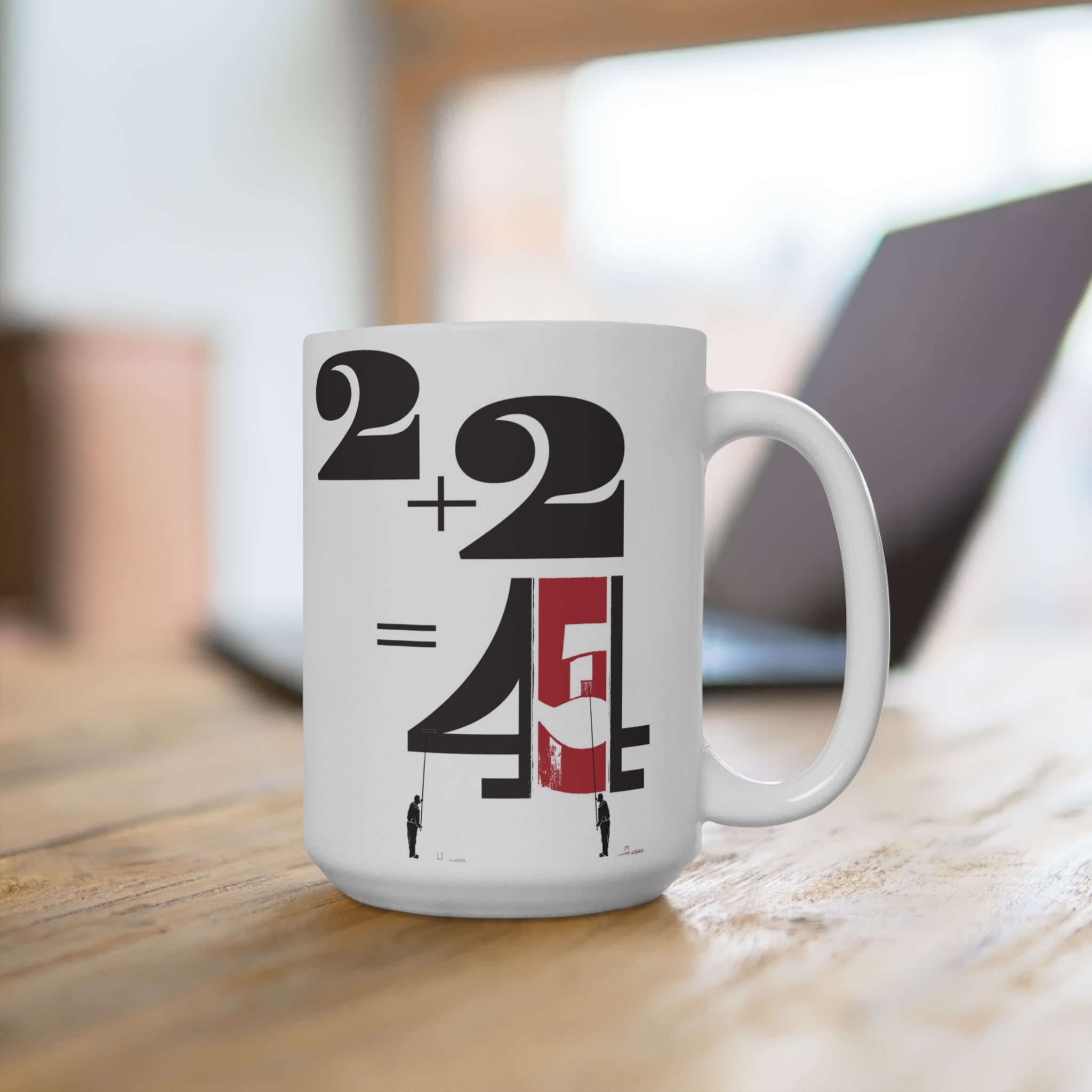 Voltaire "2+2" Mug