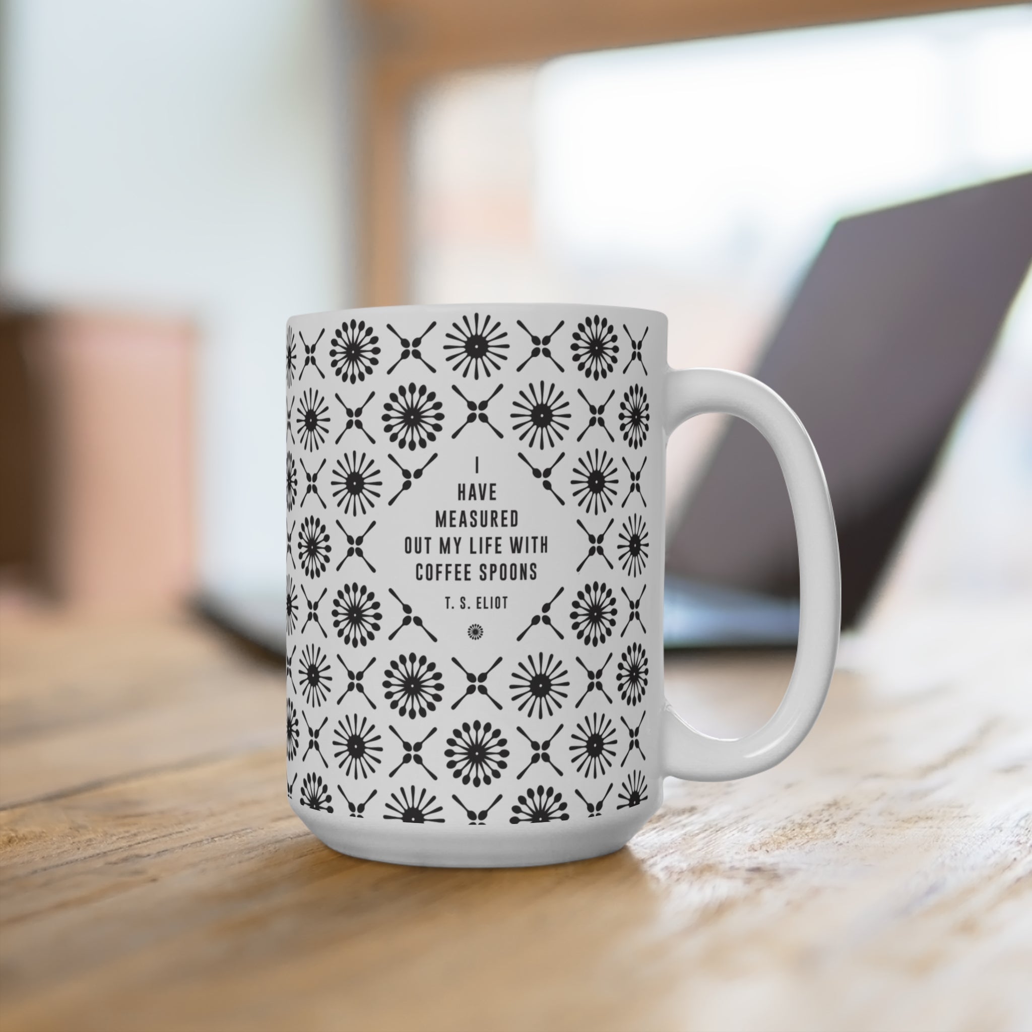 T.S. Eliot "Coffee Spoons" Mug