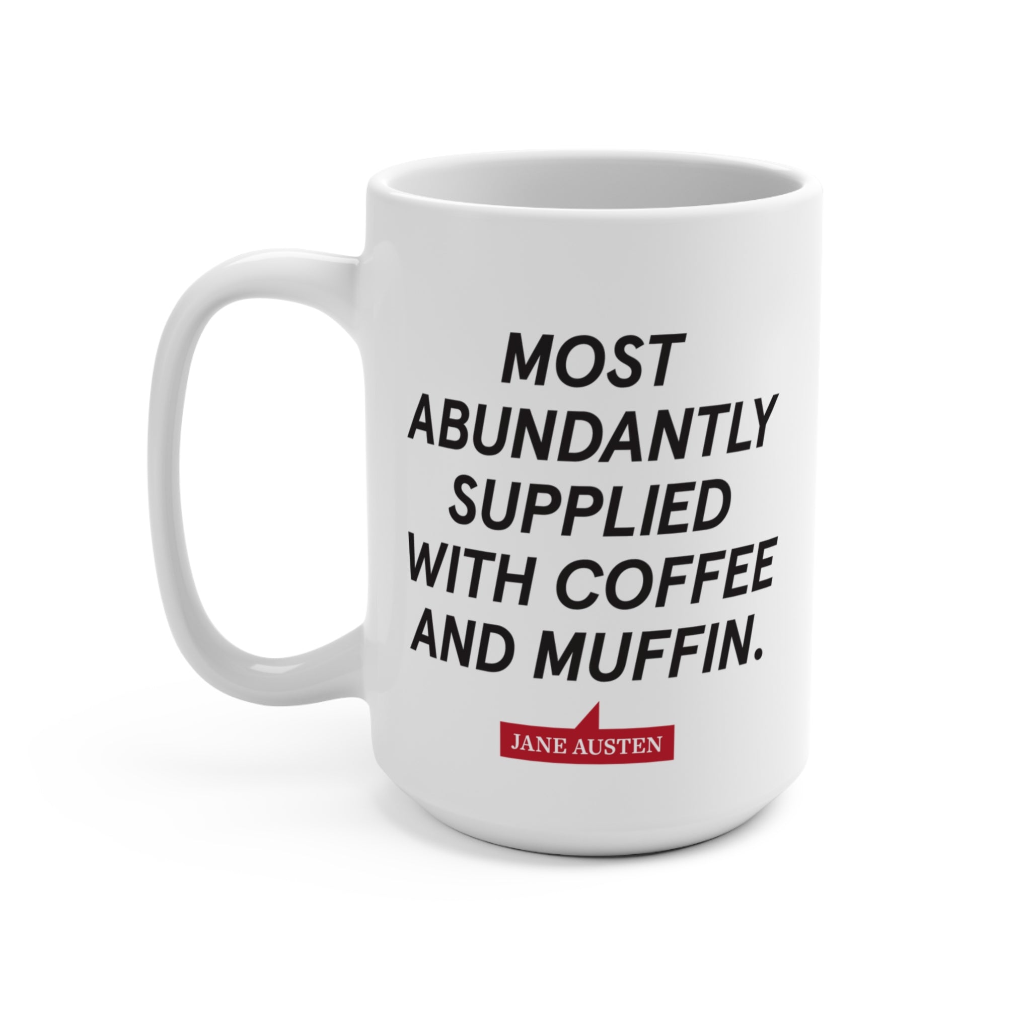 Jane Austen "Coffee and Muffin" Mug