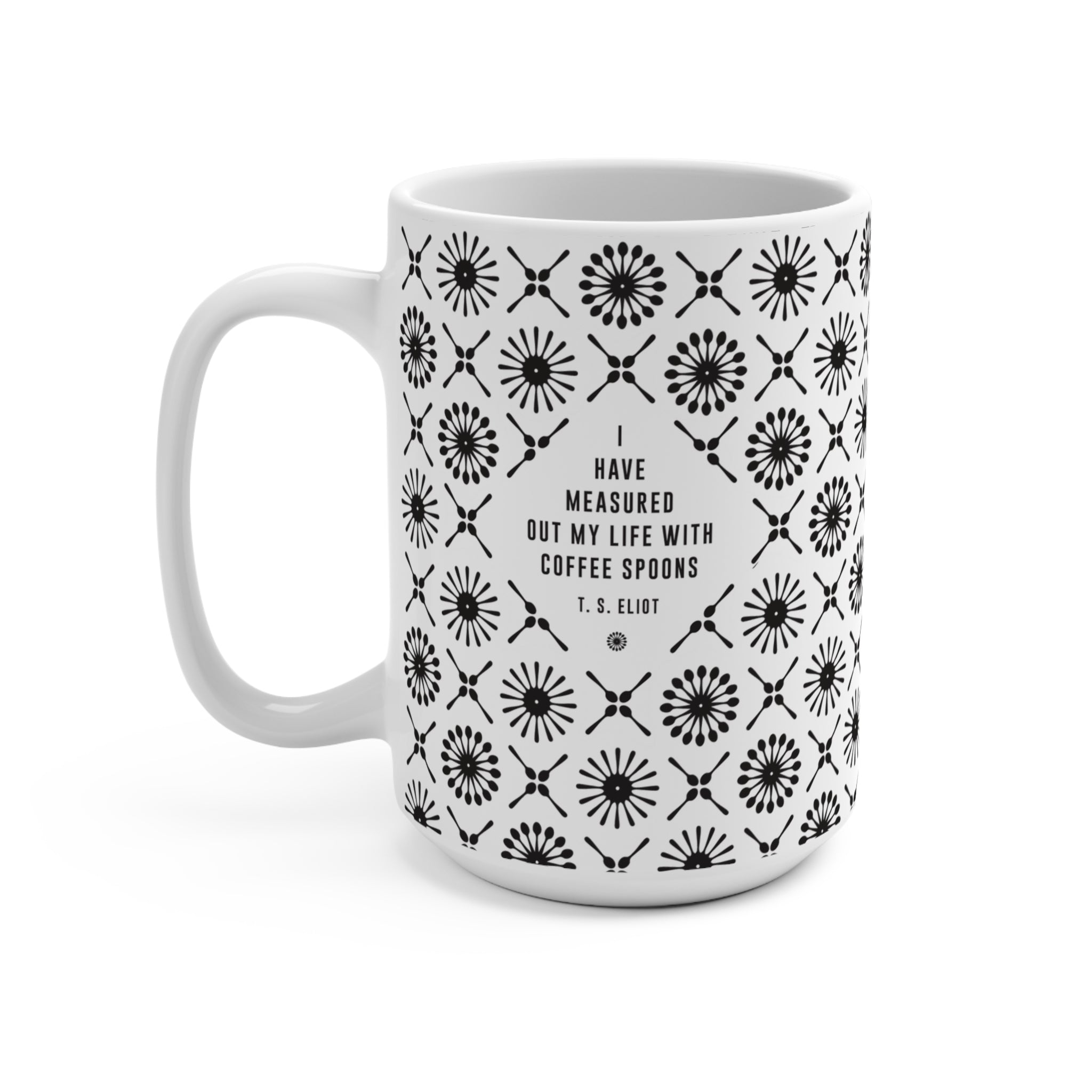 T.S. Eliot "Coffee Spoons" Mug