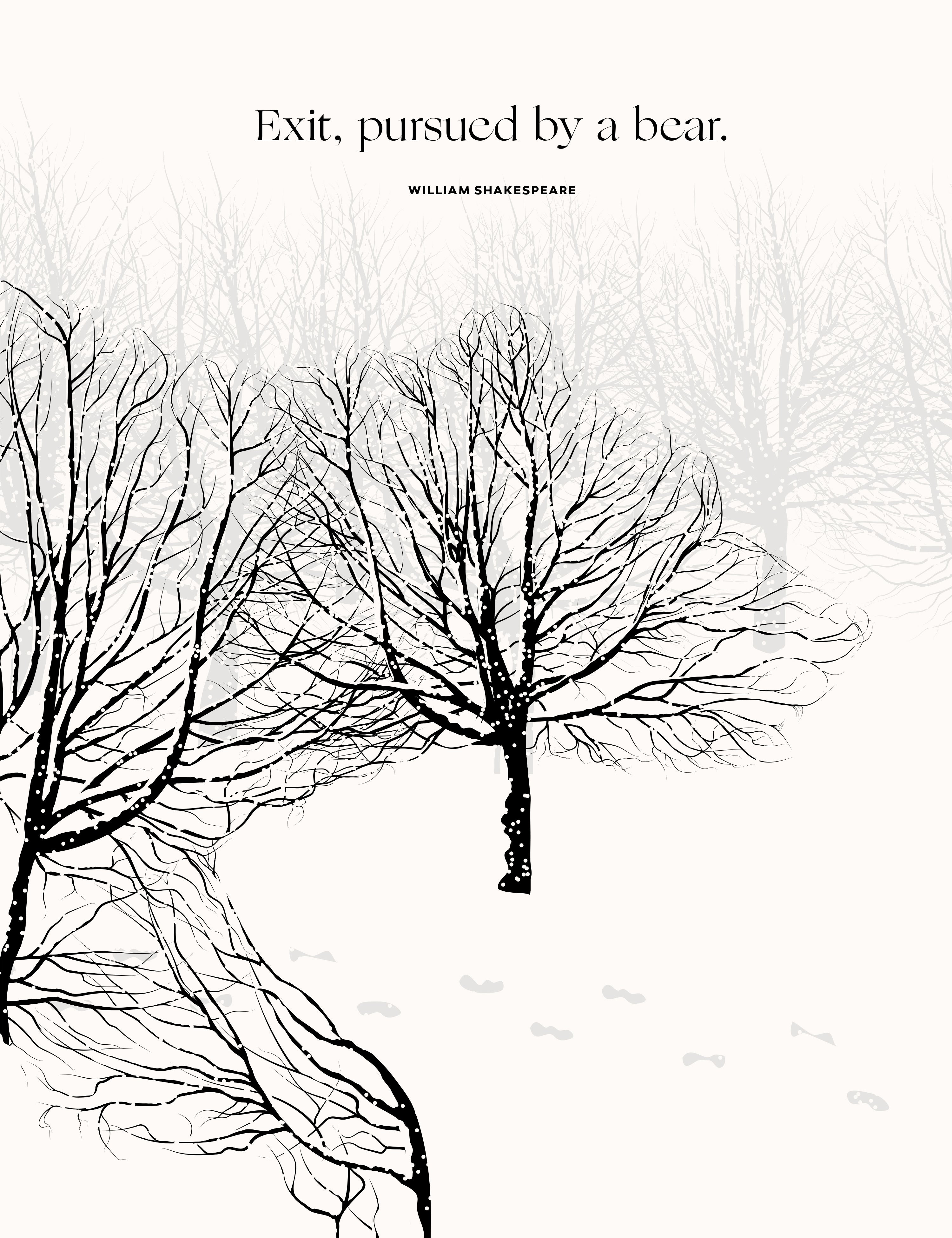 Shakespeare "Bear" Print