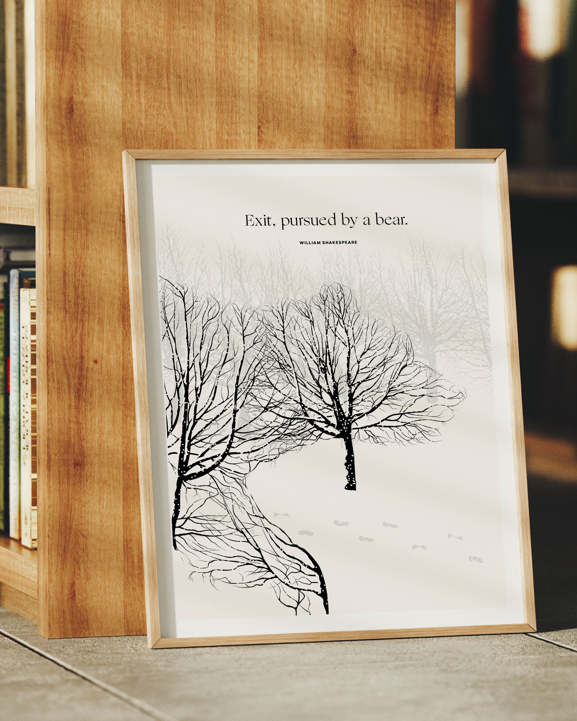 Shakespeare "Bear" Print