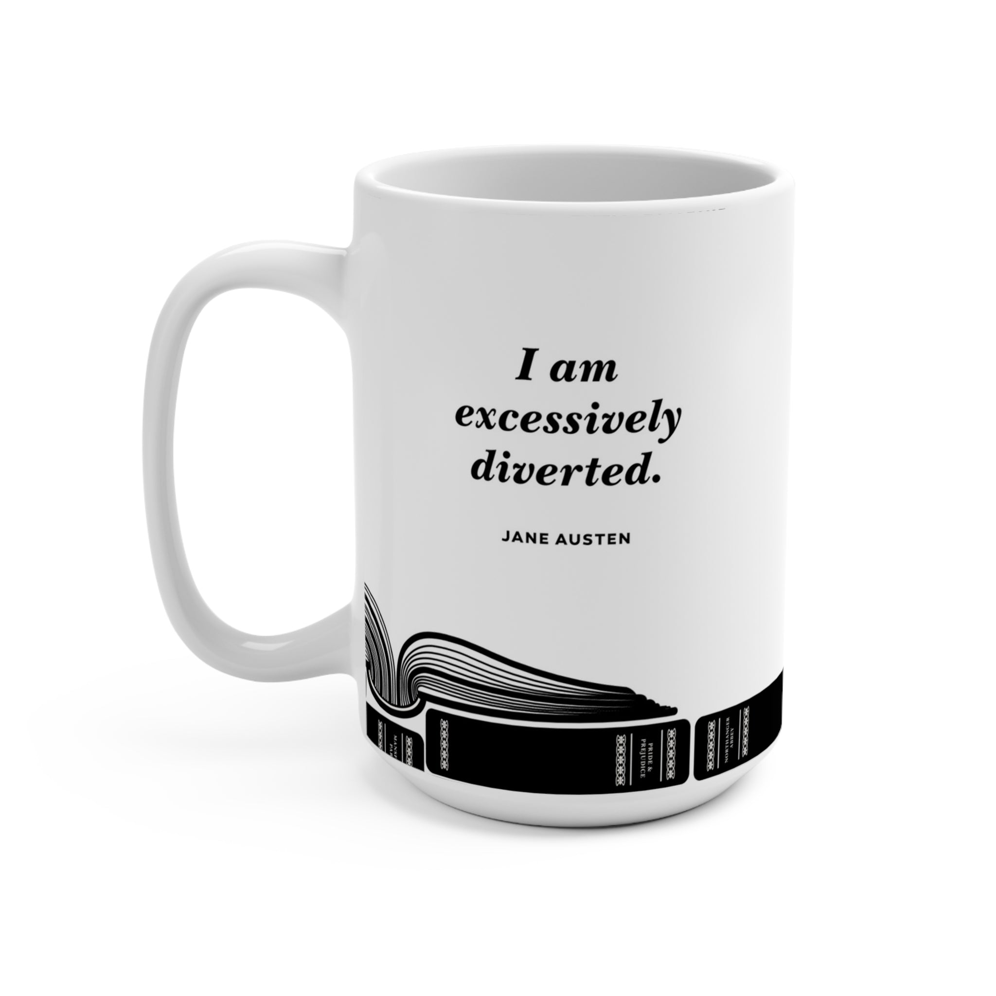 Jane Austen "Diverted" Mug