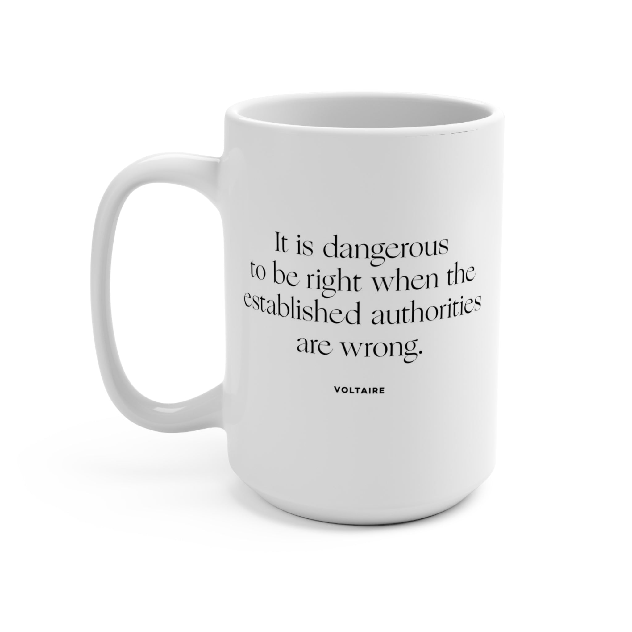 Voltaire "2+2" Mug