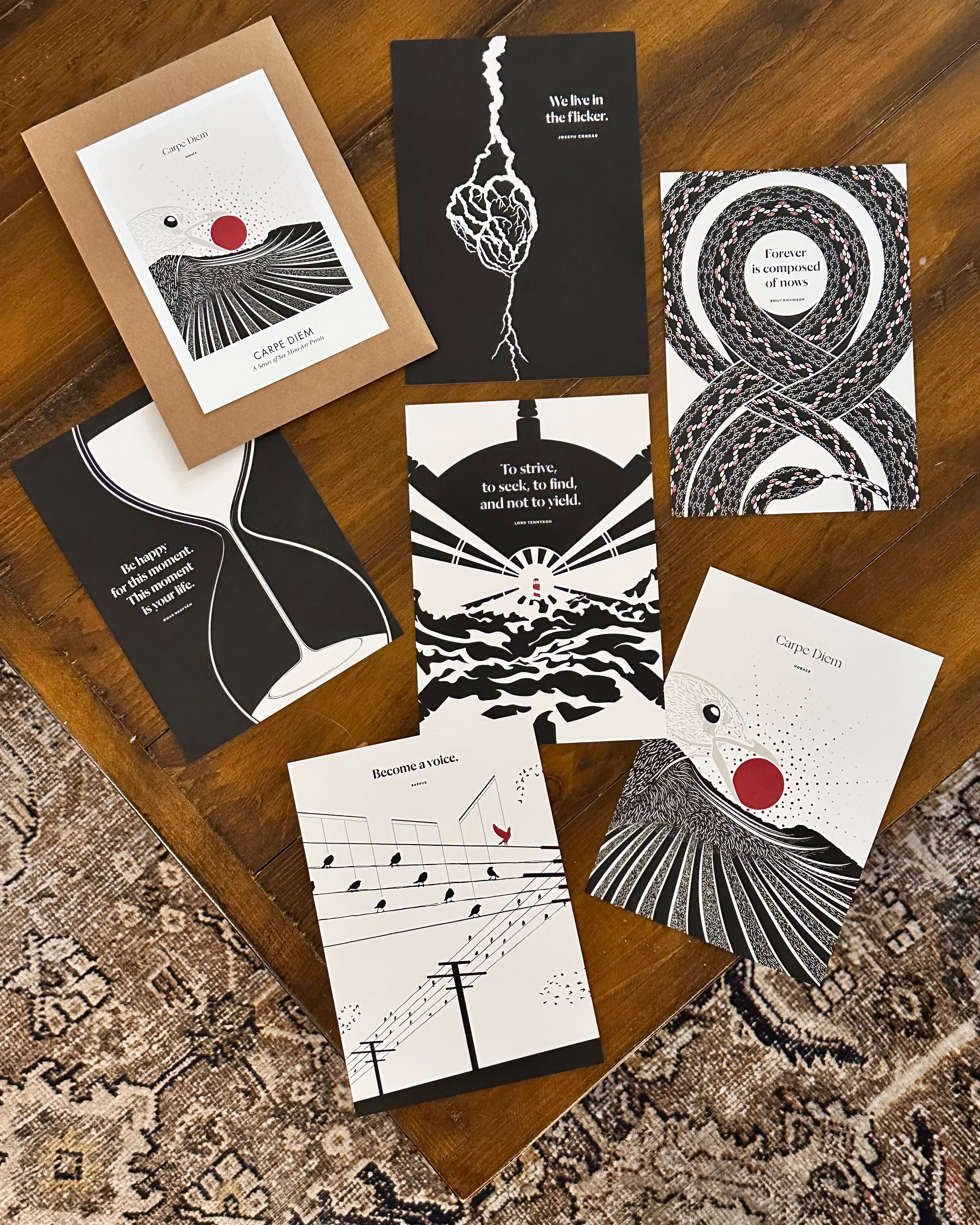 Carpe Diem Mini Print/Postcard Collection