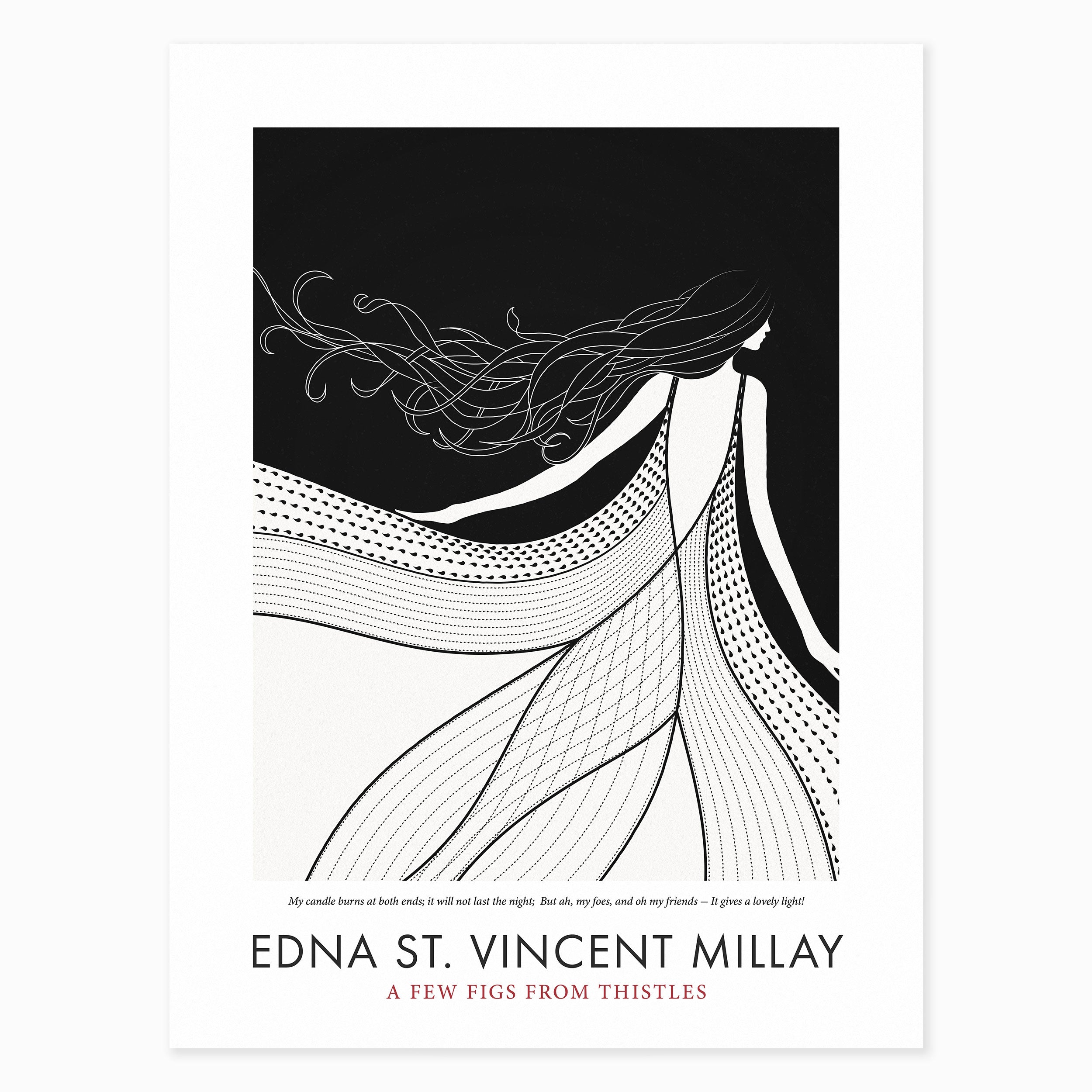 Edna St Vincent Millay Poster