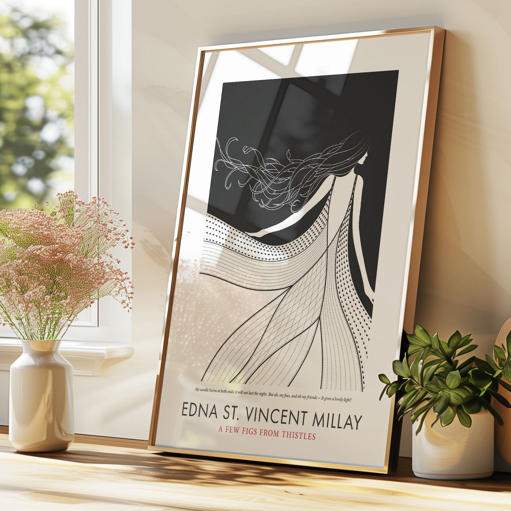 Edna St Vincent Millay Poster