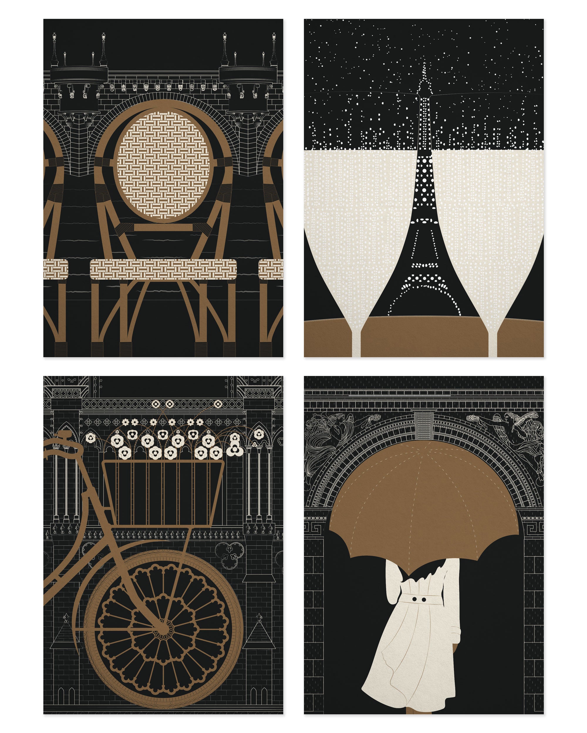 Paris Voyageur: Postcard Set