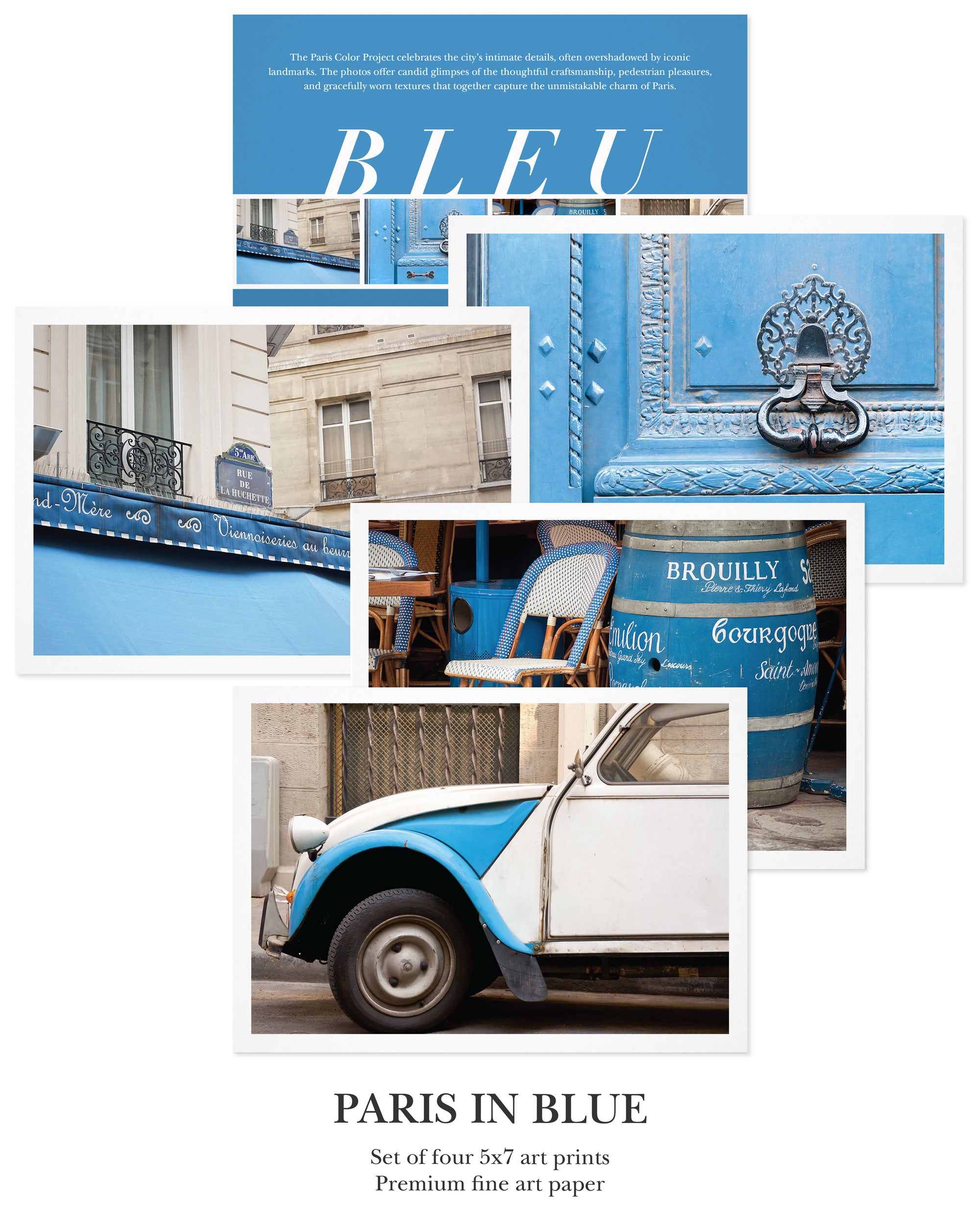 Paris in Blue