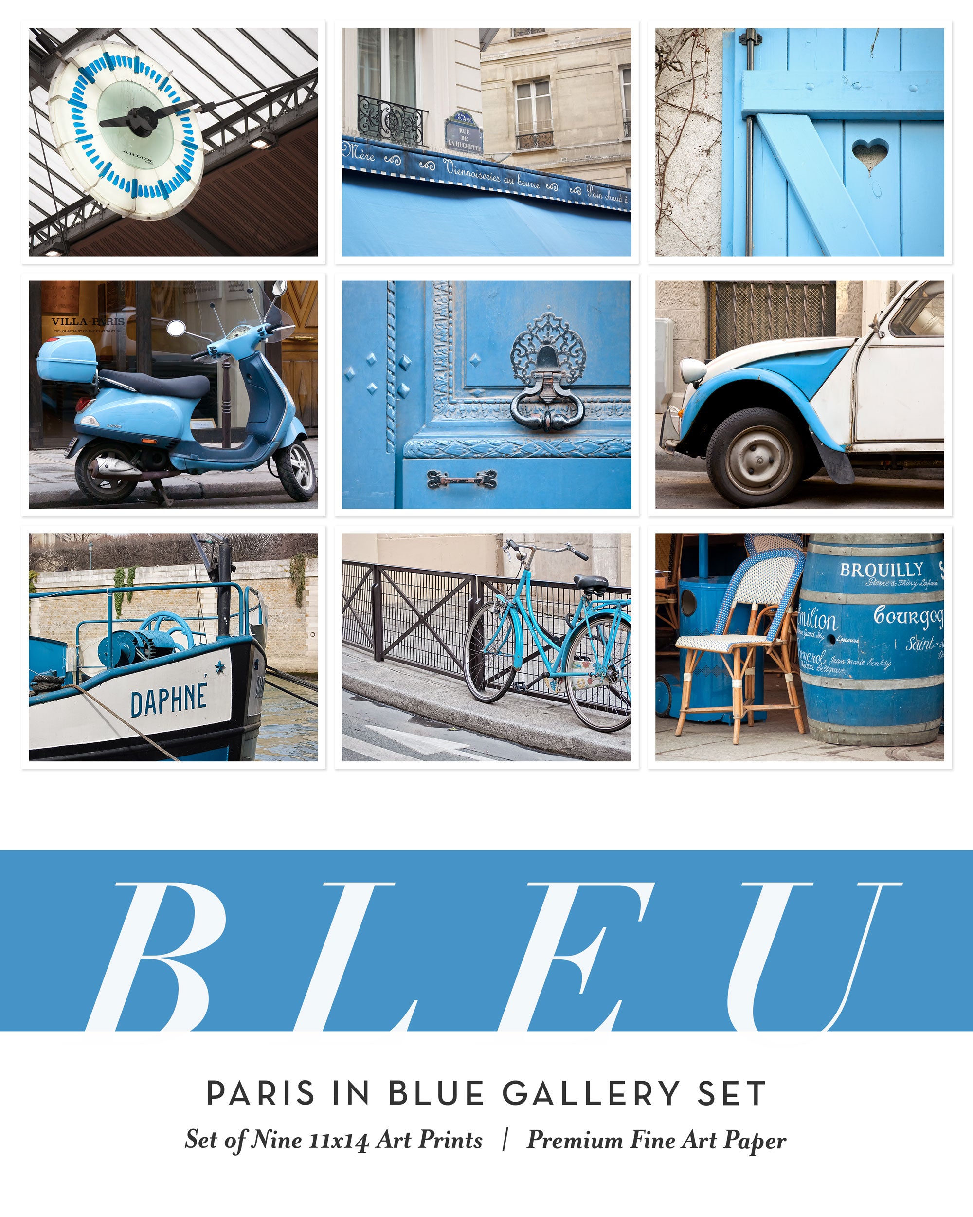 Paris in Blue