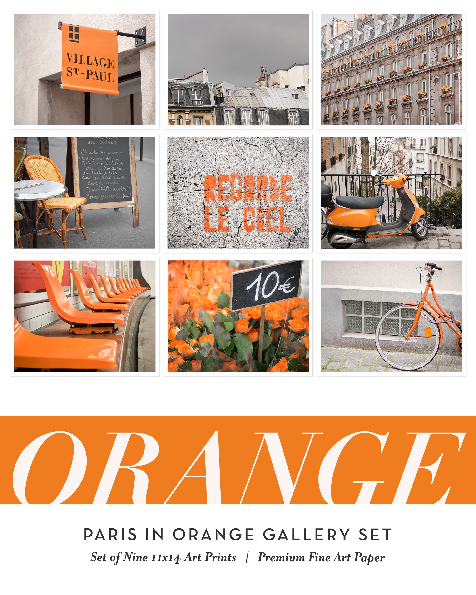 Paris in Orange