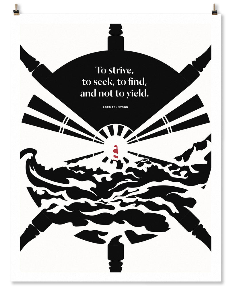 Lord Alfred Tennyson Literary Art Print — Obvious State