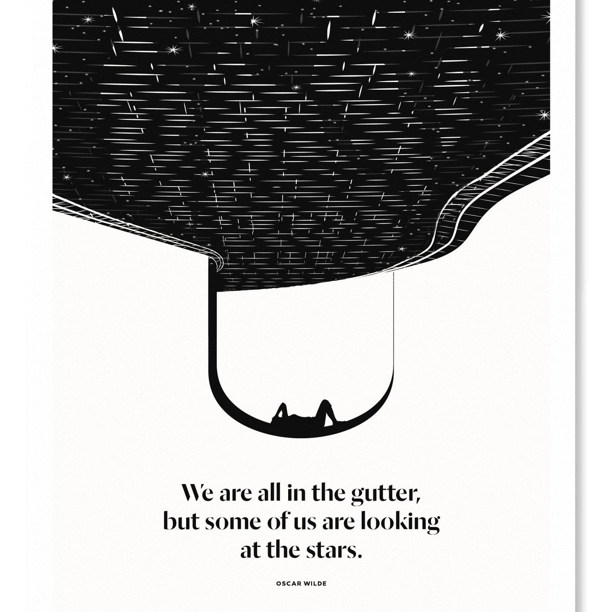 Gutter Stars Oscar Wilde Art Print — Obvious State
