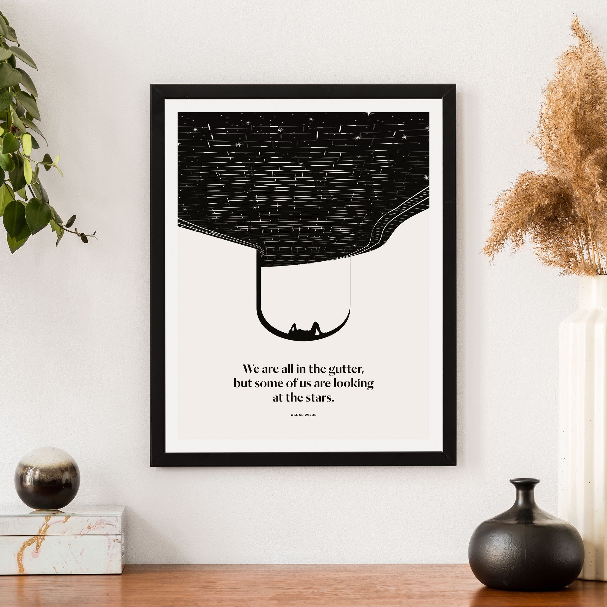 Gutter Stars Oscar Wilde Art Print — Obvious State